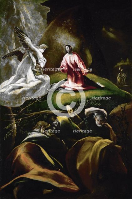 The Agony in the Garden, ca 1608. Creator: El Greco, Dominico (1541-1614).