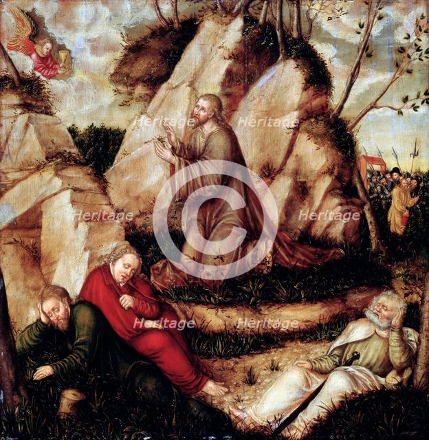 The Agony in the Garden'.  Creator: Cranach, Lucas, the Elder (1472-1553).
