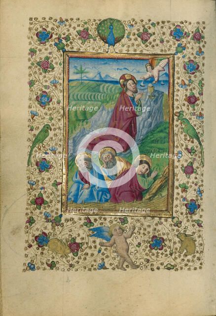 The Agony in the Garden; Book of Hours, about 1460. Creator: Unknown.