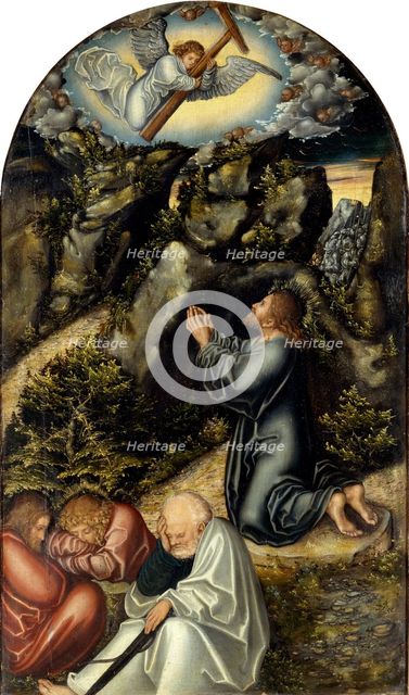 The Agony in the Garden, c. 1520. Artist: Cranach, Lucas, the Elder (1472-1553)