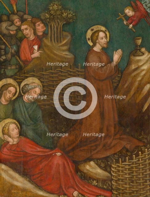 The Agony in the Garden, c.1420. Creator: Austrian master (active ca. 1440-1450).