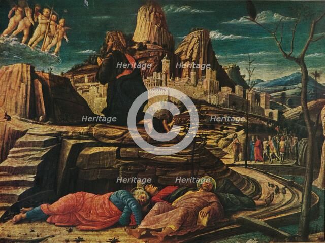 'The Agony in the Garden', c1458, (1909). Artist: Andrea Mantegna.