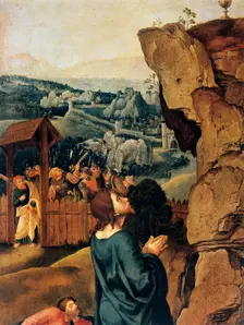 The Agony in the Garden detail, 1527-1530. Artist: Pieter Coecke van Aelst