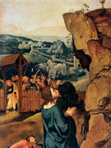 The Agony in the Garden detail, 1527-1530. Artist: Pieter Coecke van Aelst