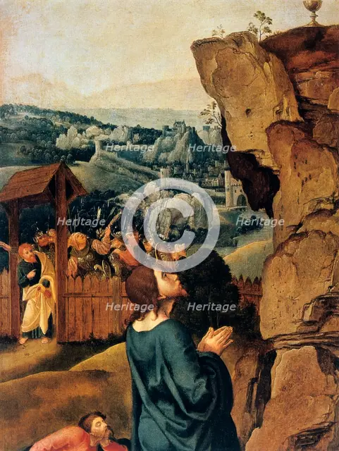 'The Agony in the Garden', detail, 1527-1530.  Artist: Pieter Coecke van Aelst