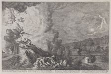 The Agony in the Garden, from Iconographia 1670. Creator: Melchior Küsel