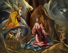 The Agony in the Garden of Gethsemane 1590s, (1946). Creator: Studio of El Greco