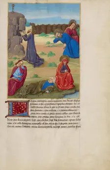 The Agony in the Garden; La Passion de nostre seigneur ihesus christ, about 1480-1490. Creators: Master of Guillaume Lambert, Workshop of Master of Guillaume Lambert
