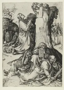 The Agony in the Garden, late 15th century. Artist: Martin Schongauer