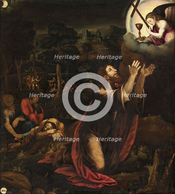 The Agony in the Garden, late 16th-early 17th century. Creator: Vicente Joanes Maçip.