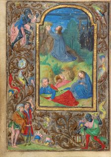 The Agony in the Garden; Prayer Book of Charles the Bold, about 1471. Creator: Master of Mary of Burgundy