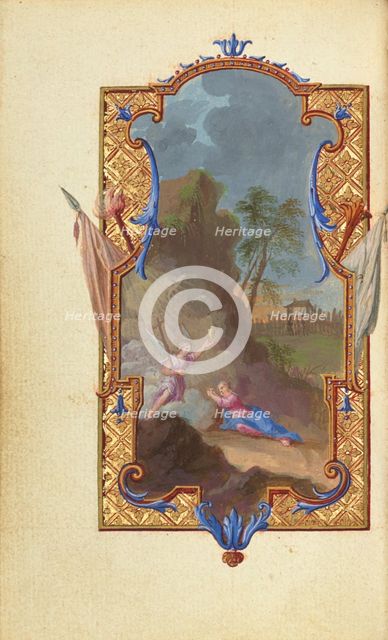 The Agony in the Garden; Prayers of the Mass, about 1720-1730. Creator: Jean Pierre Rousselet.