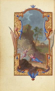 The Agony in the Garden; Prayers of the Mass, about 1720-1730. Creator: Jean Pierre Rousselet