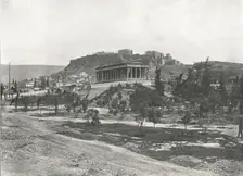 The Agora and Acropolis, Athens, Greece, 1895. Creator: Unknown