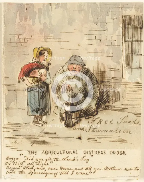 The Agricultural Distress Dodge, n.d. Creator: John Leech.
