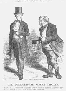 The Agricultural Jeremy Diddler 1865. Artist: John Tenniel