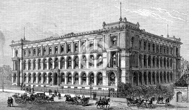 The Agricultural Museum, Berlin, where the International Fisheries Exhibition is held, 1880. Creator: Unknown.