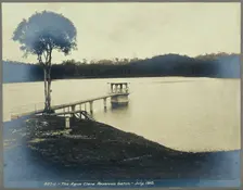 The Agua Clara Reservoir, Gatun: part of the Panama Canal Zone waterworks, 1910. Creator: Unknown