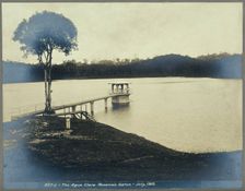 The Agua Clara Reservoir, Gatun: part of the Panama Canal Zone waterworks, 1910. Creator: Unknown