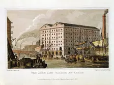 The Aire and Calder Navigation, Leeds, Yorkshire, 1828. Creator: John Shury
