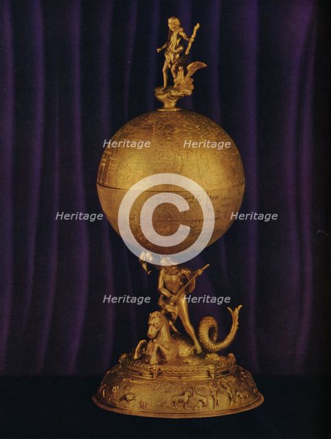 'The 'Airthrey' Gold Globe Cup: South German', c1560-1565, (1936). Artist: Unknown.