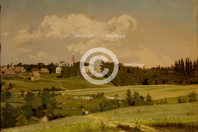 The Akhtyrka estate, 1880. Artist: Vasnetsov, Appolinari Mikhaylovich (1856-1933)