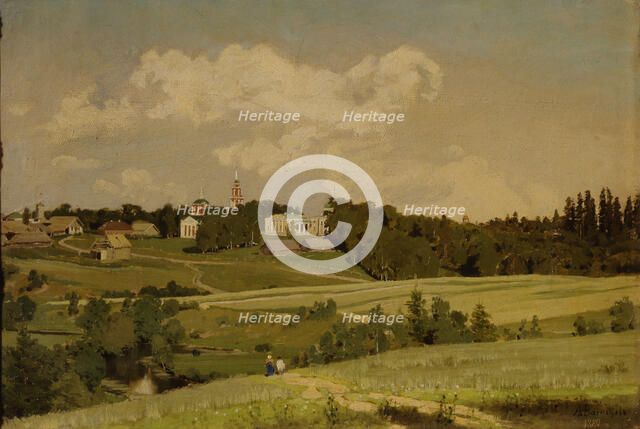 The Akhtyrka estate, 1880. Artist: Vasnetsov, Appolinari Mikhaylovich (1856-1933)