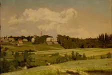 The Akhtyrka estate, 1880. Artist: Vasnetsov, Appolinari Mikhaylovich (1856-1933)