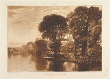 The Alcove, Isleworth (Liber Studiorum, part XIII, plate 63), January 1, 1819. Creator: JMW Turner
