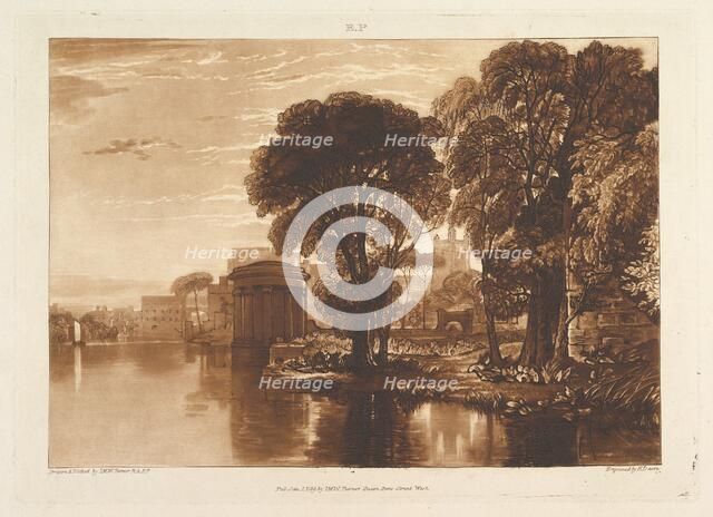 The Alcove, Isleworth (Liber Studiorum, part XIII, plate 63), January 1, 1819. Creator: JMW Turner.