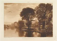 The Alcove, Isleworth (Liber Studiorum, part XIII, plate 63), January 1, 1819. Creator: JMW Turner