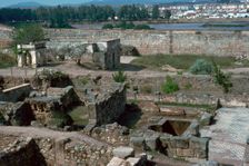 The Alcazaba and River Guardiana in Merida