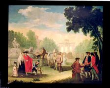 The Alcalá Gate and the Cibeles Fountain in Madrid