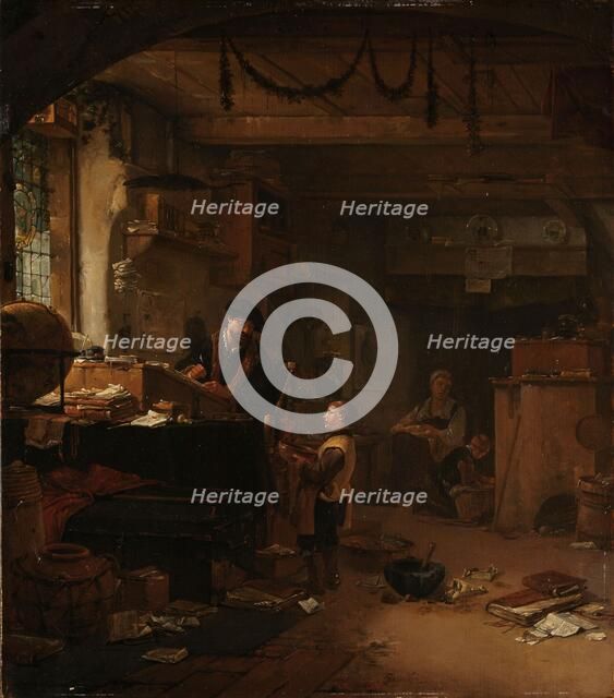 The Alchemist, 1640-1677. Creator: Thomas Wijck.