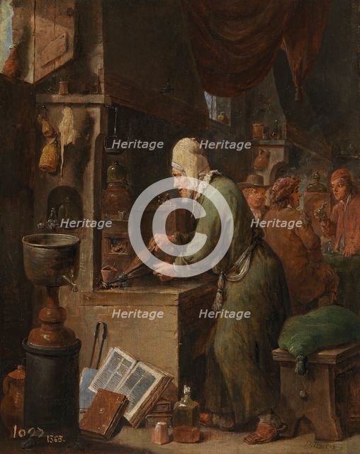The Alchemist, between 1631 and 1640. Creator: David Teniers II.