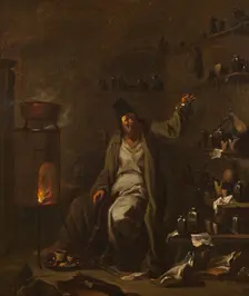 The Alchemist, late 17th-mid 18th century. Creator: Alessandro Magnasco