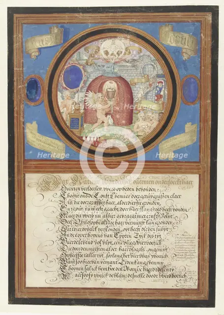 The Alchemy, 1606. Creator: Paulus de Kempenaer.