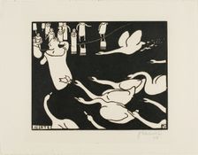 The Alarm, 1895. Creator: Félix Vallotton