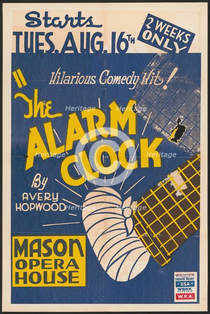 The Alarm Clock, Los Angeles, 1938. Creator: Unknown.