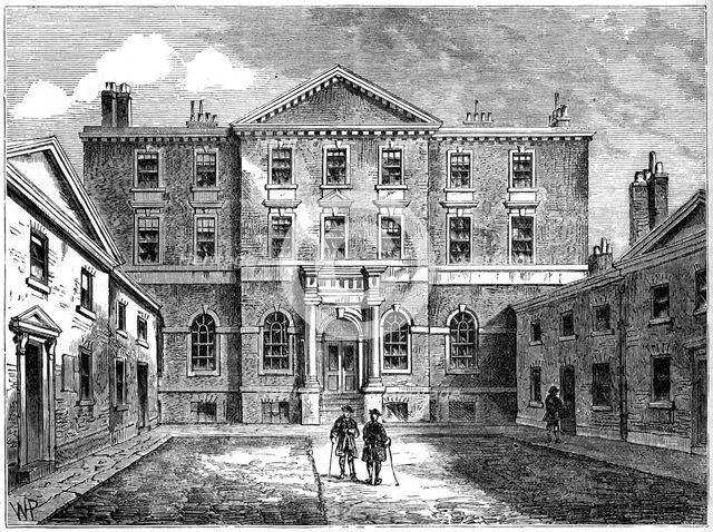 The Albany, London, 1805 (1891). Artist: Unknown
