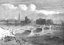 The Albert Bridge, Glasgow, opened last week, 1871. Creator: Unknown