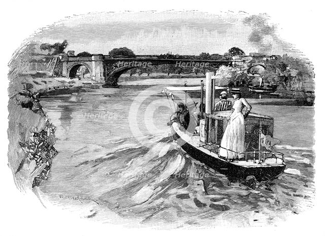 The Albert Bridge, Windsor, Berkshire. Artist: Unknown