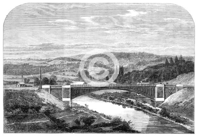 The Albert Edward Bridge of the Coalbrookdale Railway over the Severn, 1864. Creator: Unknown.