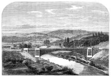 The Albert Edward Bridge of the Coalbrookdale Railway over the Severn, 1864. Creator: Unknown