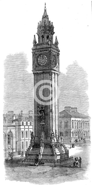 The Albert Memorial Tower, Belfast, 1870. Creator: Unknown.