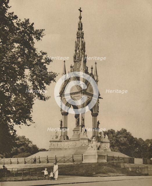 'The Albert Memorial Challenges Climate and Criticism', c1935. Creator: Unknown.