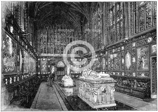 The Albert Memorial Chapel, Windsor, 1900.Artist: GW Wilson and Company