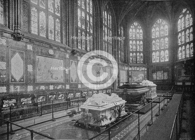 'The Albert Memorial Chapel, Windsor', c1896. Artist: GW Wilson and Company.
