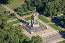 The Albert Memorial in Kensington Gardens, Kensington, London, 2021. Creator: Damian Grady