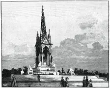 The Albert Memorial, Kensington, London, 1900